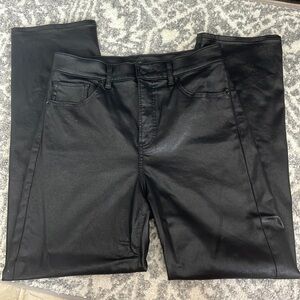 EUC Express leather look pants